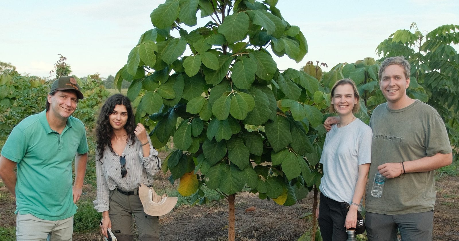 The Green Branch team in the field
